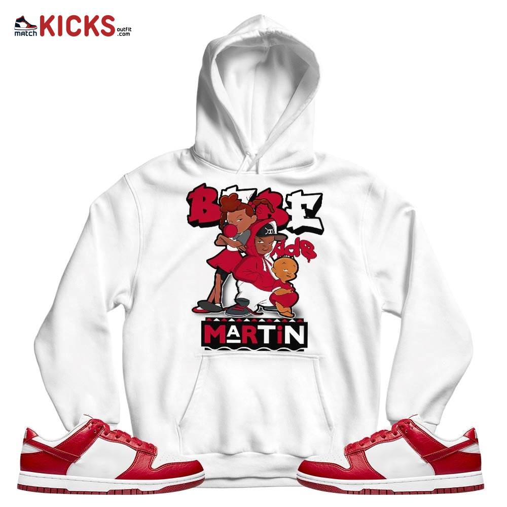 Martin Babe’s Kids 90s Sneaker Shirt Match Low Nature White Gym Red, Dunk Low Gym Red MKO T-Shirt Martin Babe’s Kids 90s Sneaker Shirt Match Low Nature White Gym Red, Dunk Low Gym Red MKO T-Shirt