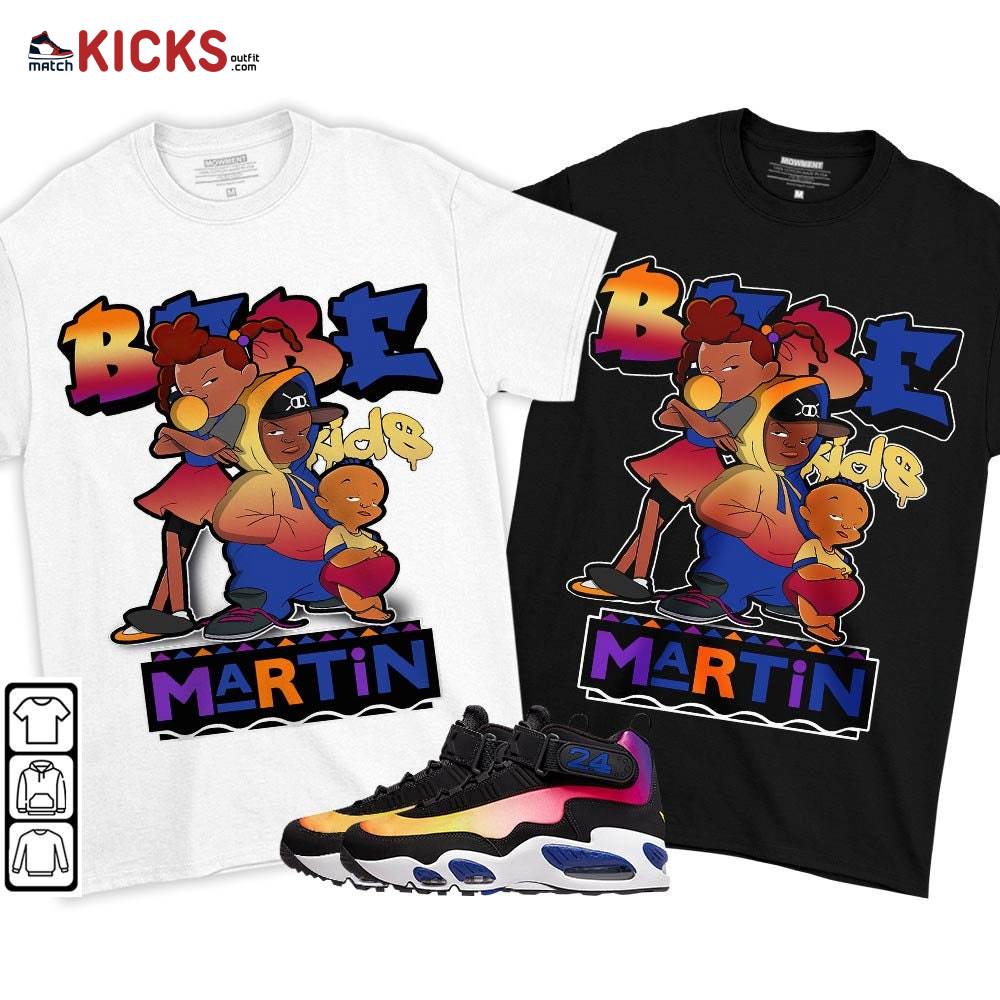Martin Babe’s Kids 90s Sneaker Shirt Match Max 1 Los Angeles, Air Griffey Max 1 Los Angeles MKO T-Shirt