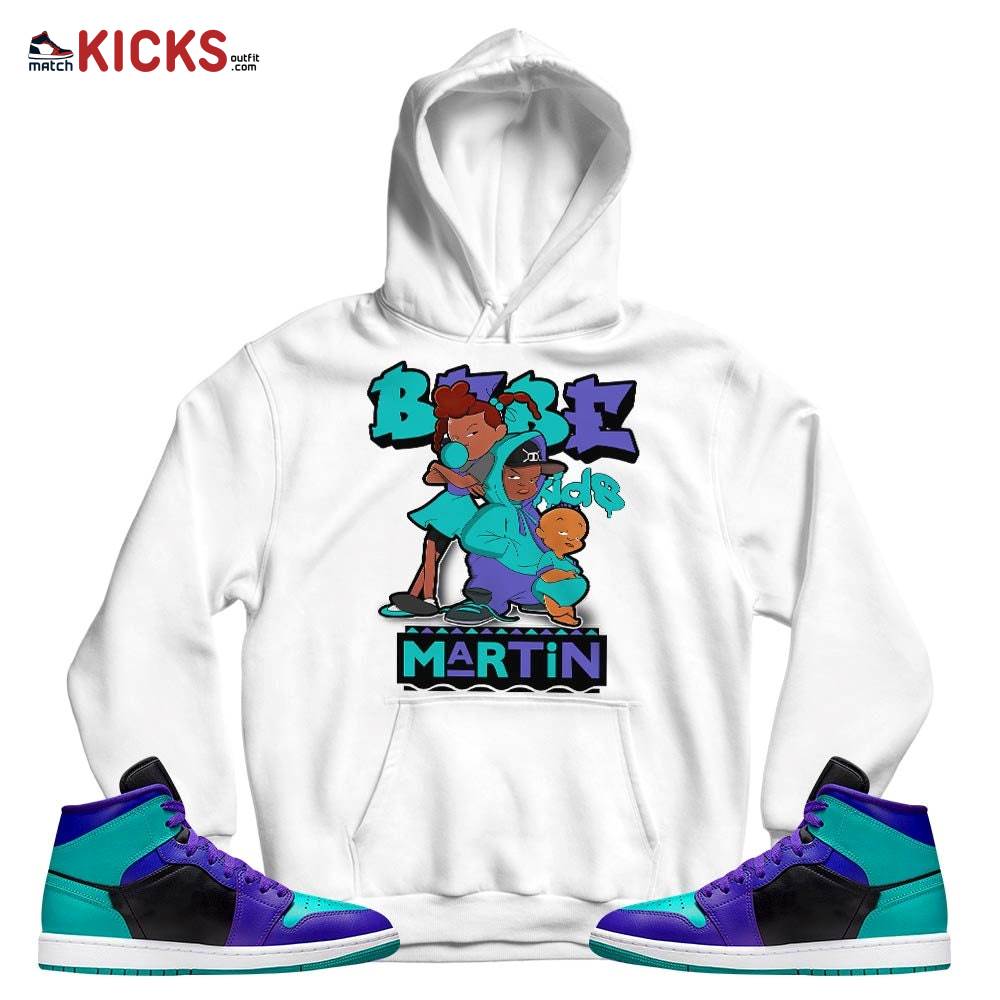 Martin Babe’s Kids 90s Sneaker Shirt Match Mid Black Grape 1s, Jordan 1 Mid Black Grape MKO T-Shirt Martin Babe’s Kids 90s Sneaker Shirt Match Mid Black Grape 1s, Jordan 1 Mid Black Grape MKO T-Shirt