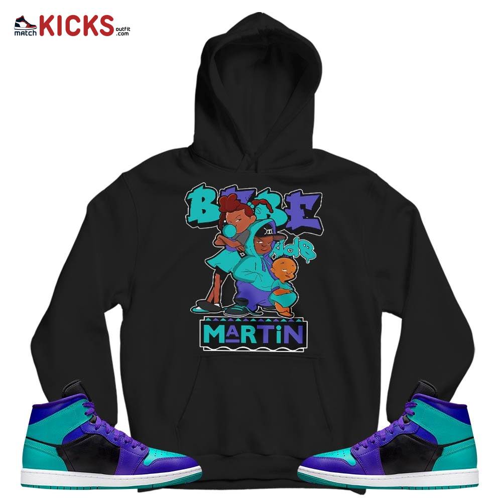 Martin Babe’s Kids 90s Sneaker Shirt Match Mid Black Grape 1s, Jordan 1 Mid Black Grape MKO T-Shirt Martin Babe’s Kids 90s Sneaker Shirt Match Mid Black Grape 1s, Jordan 1 Mid Black Grape MKO T-Shirt