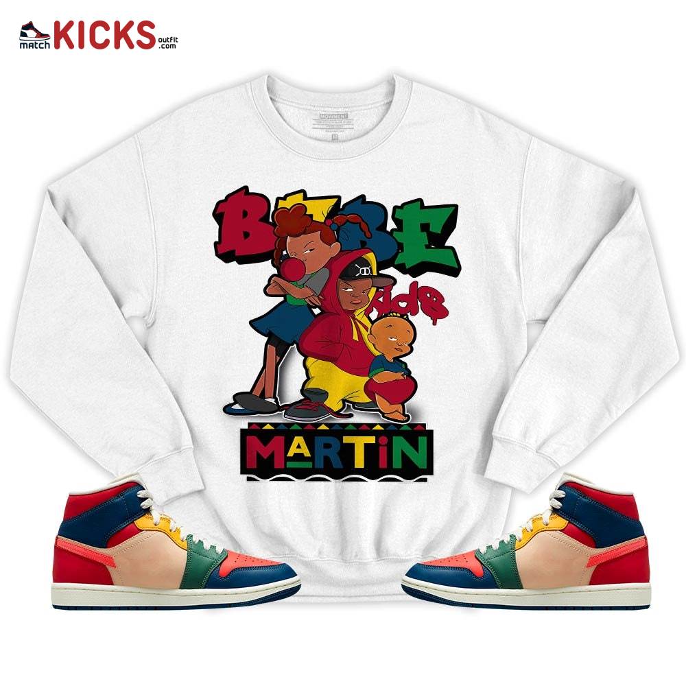 Martin Babe’s Kids 90s Sneaker Shirt Match Mid Multi Color 2022 1s, Jordan 1 Mid Multi Color 2022 MKO T-Shirt Martin Babe’s Kids 90s Sneaker Shirt Match Mid Multi Color 2022 1s, Jordan 1 Mid Multi Color 2022 MKO T-Shirt