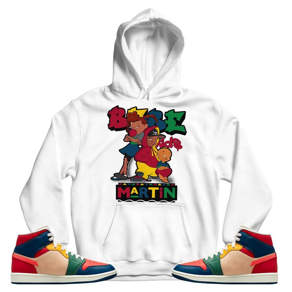 Martin Babes Kids 90s Sneaker Shirt Match Mid Multi Color 2022 1s, Jordan 1 Mid Multi Color 2022 MKO T-Shirt Martin Babes Kids 90s Sneaker Shirt Match Mid Multi Color 2022 1s, Jordan 1 Mid Multi Color 2022 MKO T-Shirt