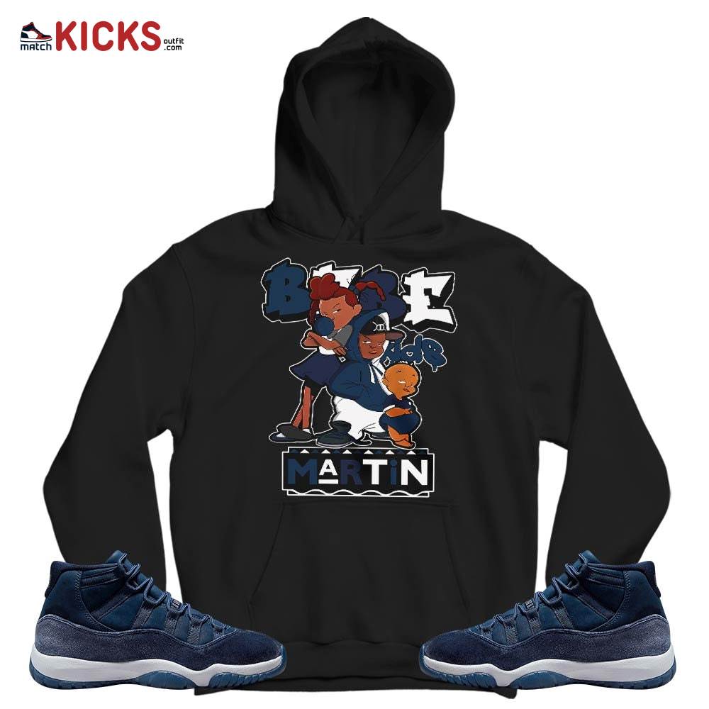 Martin Babe’s Kids 90s Sneaker Shirt Match Midnight Navy 11s, Jordan 11 Retro Midnight Navy MKO T-Shirt Martin Babe’s Kids 90s Sneaker Shirt Match Midnight Navy 11s, Jordan 11 Retro Midnight Navy MKO T-Shirt