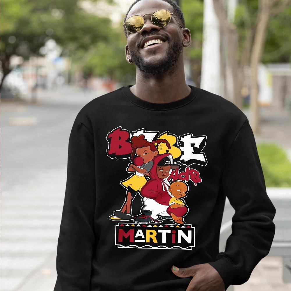 Martin Babes Kids 90s Sneaker Shirt Match OG Cardinal 7s, Jordan 7 Retro Cardinal MKO T-Shirt Martin Babes Kids 90s Sneaker Shirt Match OG Cardinal 7s, Jordan 7 Retro Cardinal MKO T-Shirt