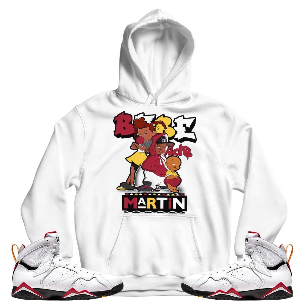 Martin Babes Kids 90s Sneaker Shirt Match OG Cardinal 7s, Jordan 7 Retro Cardinal MKO T-Shirt Martin Babes Kids 90s Sneaker Shirt Match OG Cardinal 7s, Jordan 7 Retro Cardinal MKO T-Shirt