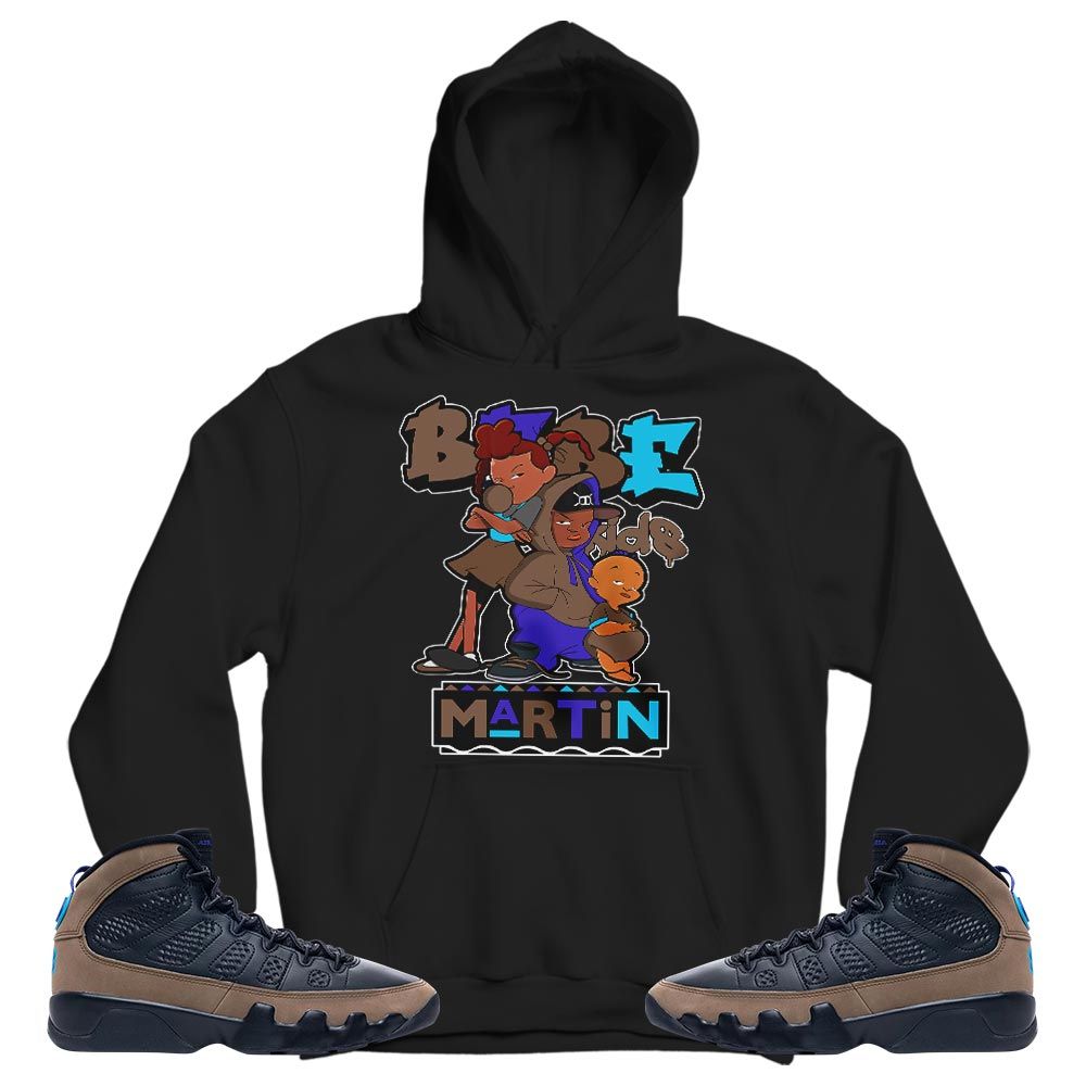 Martin Babes Kids 90s Sneaker Shirt Match Olive Concord 9s, Jordan 9 Olive Concord MKO T-Shirt