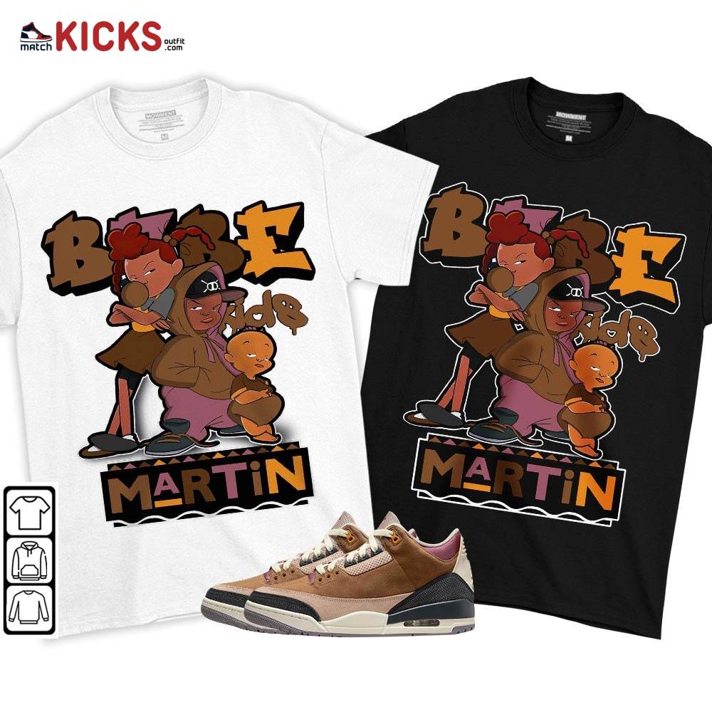 Martin Babe’s Kids 90s Sneaker Shirt Match Retro Archaeo Brown 3s, Jordan 3 Archaeo Brown MKO T-Shirt Martin Babe’s Kids 90s Sneaker Shirt Match Retro Archaeo Brown 3s, Jordan 3 Archaeo Brown MKO T-Shirt
