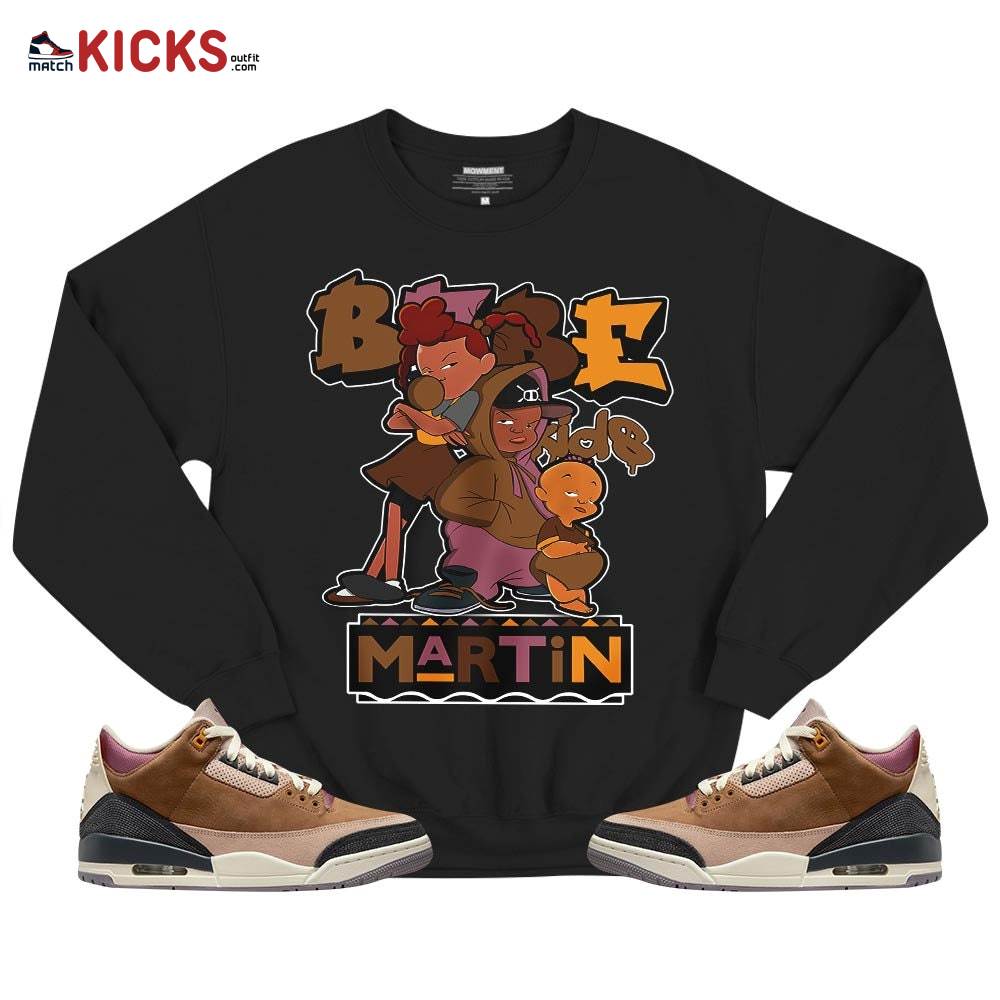 Martin Babe’s Kids 90s Sneaker Shirt Match Retro Archaeo Brown 3s, Jordan 3 Archaeo Brown MKO T-Shirt Martin Babe’s Kids 90s Sneaker Shirt Match Retro Archaeo Brown 3s, Jordan 3 Archaeo Brown MKO T-Shirt