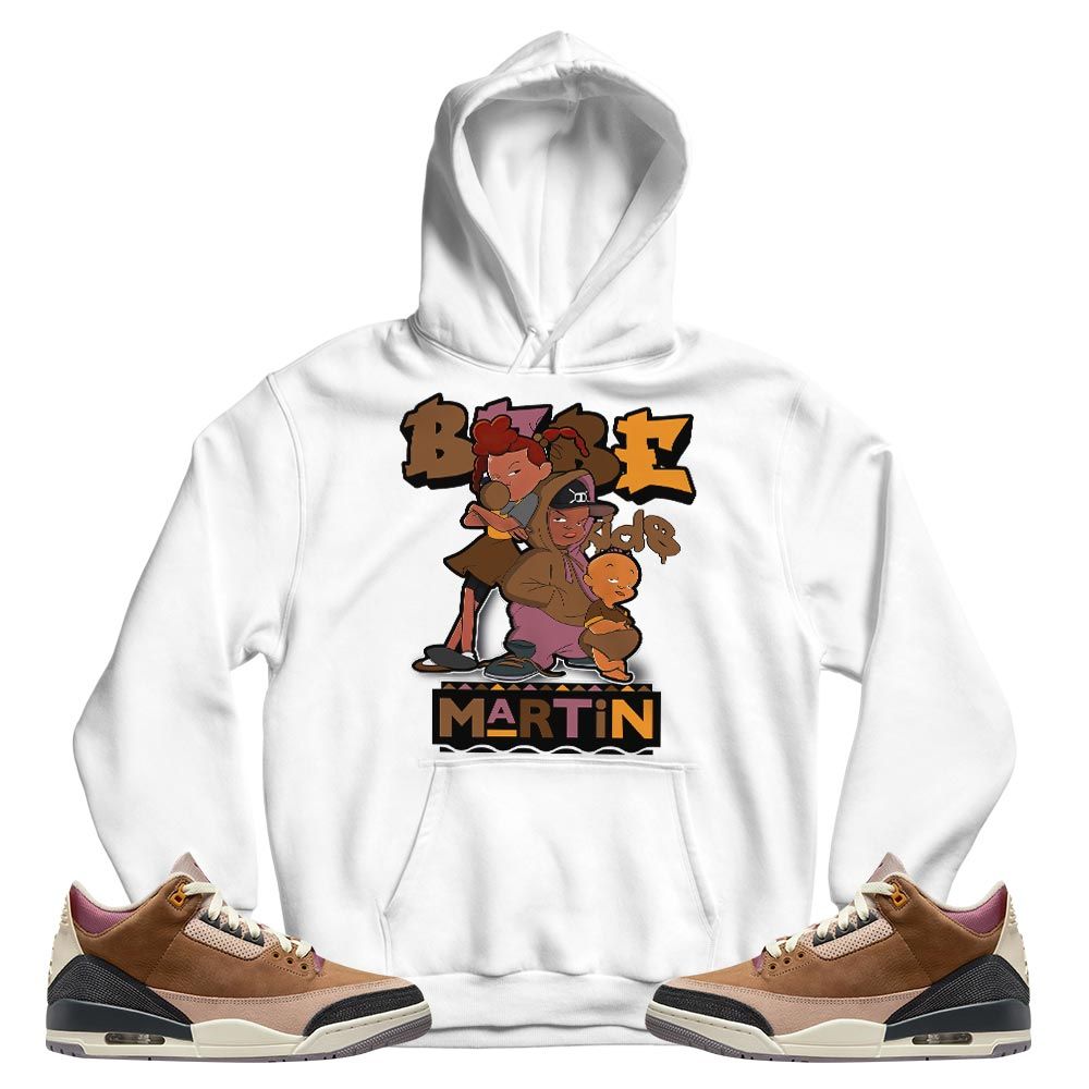 Martin Babes Kids 90s Sneaker Shirt Match Retro Archaeo Brown 3s, Jordan 3 Archaeo Brown MKO T-Shirt Martin Babes Kids 90s Sneaker Shirt Match Retro Archaeo Brown 3s, Jordan 3 Archaeo Brown MKO T-Shirt