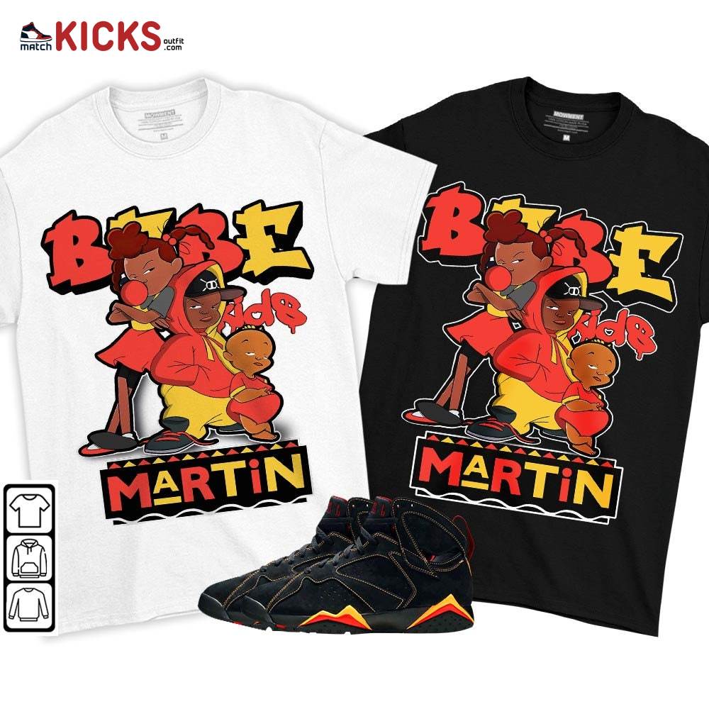 Martin Babe’s Kids 90s Sneaker Shirt Match Retro Citrus 7s, Jordan 7 Retro Citrus MKO T-Shirt Martin Babe’s Kids 90s Sneaker Shirt Match Retro Citrus 7s, Jordan 7 Retro Citrus MKO T-Shirt