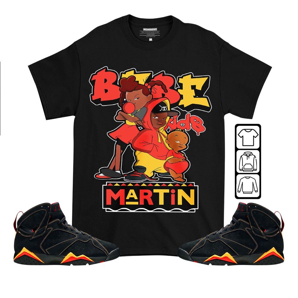 Martin Babes Kids 90s Sneaker Shirt Match Retro Citrus 7s, Jordan 7 Retro Citrus MKO T-Shirt Martin Babes Kids 90s Sneaker Shirt Match Retro Citrus 7s, Jordan 7 Retro Citrus MKO T-Shirt