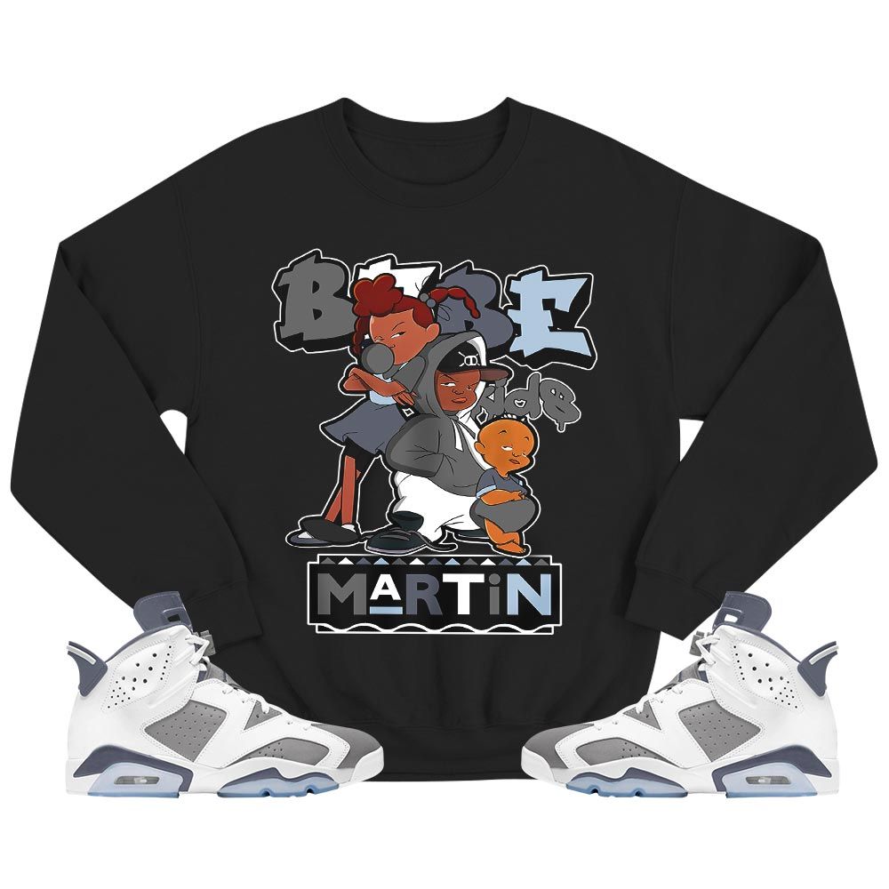 Martin Babes Kids 90s Sneaker Shirt Match Retro Cool Grey 6s, Jordan 6 Cool Grey MKO T-Shirt Martin Babes Kids 90s Sneaker Shirt Match Retro Cool Grey 6s, Jordan 6 Cool Grey MKO T-Shirt