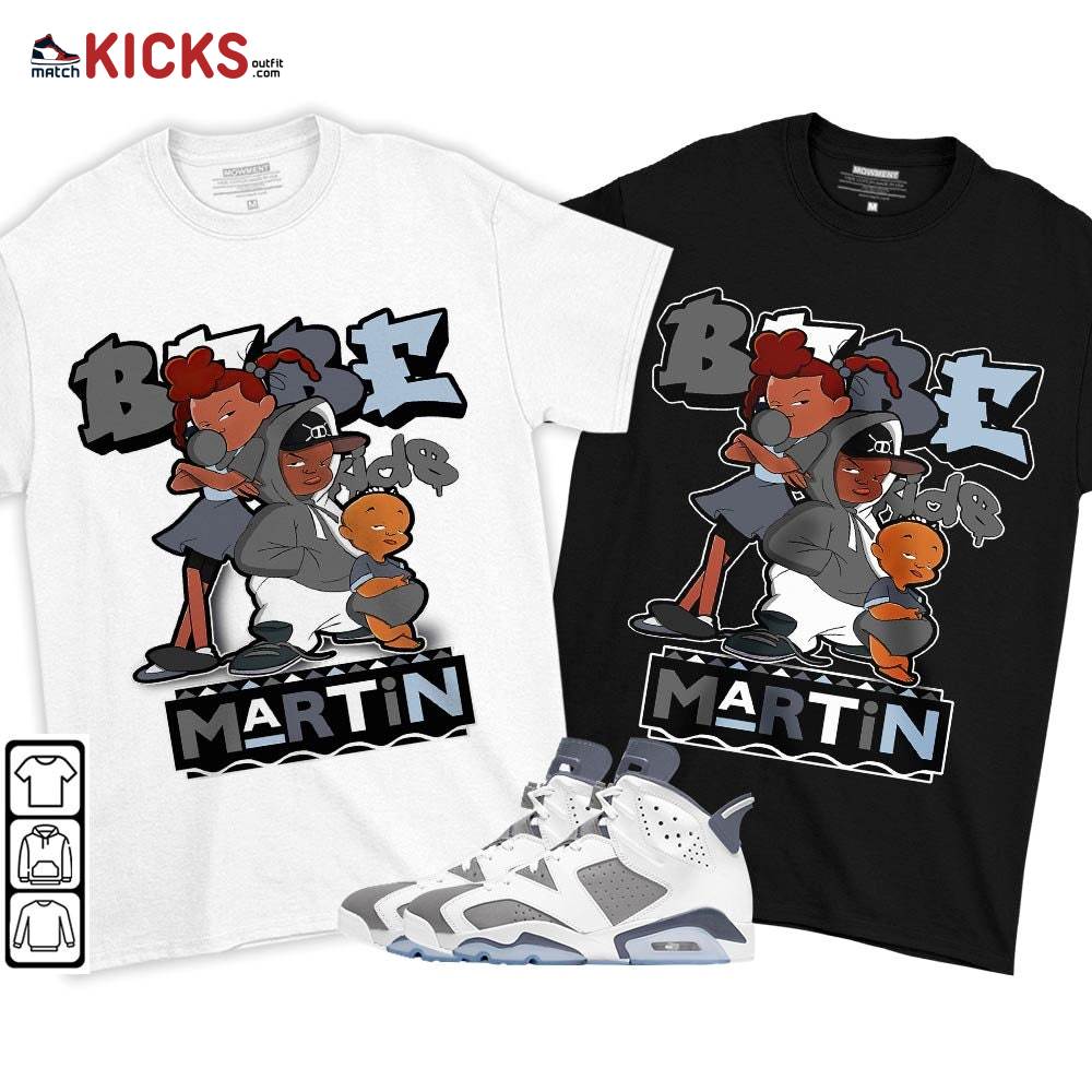 Martin Babe’s Kids 90s Sneaker Shirt Match Retro Cool Grey 6s, Jordan 6 Cool Grey MKO T-Shirt Martin Babe’s Kids 90s Sneaker Shirt Match Retro Cool Grey 6s, Jordan 6 Cool Grey MKO T-Shirt