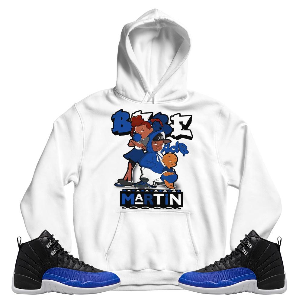 Martin Babes Kids 90s Sneaker Shirt Match Retro Hyper Royal 12s, Jordan 12 Hyper Royal MKO T-Shirt Martin Babes Kids 90s Sneaker Shirt Match Retro Hyper Royal 12s, Jordan 12 Hyper Royal MKO T-Shirt