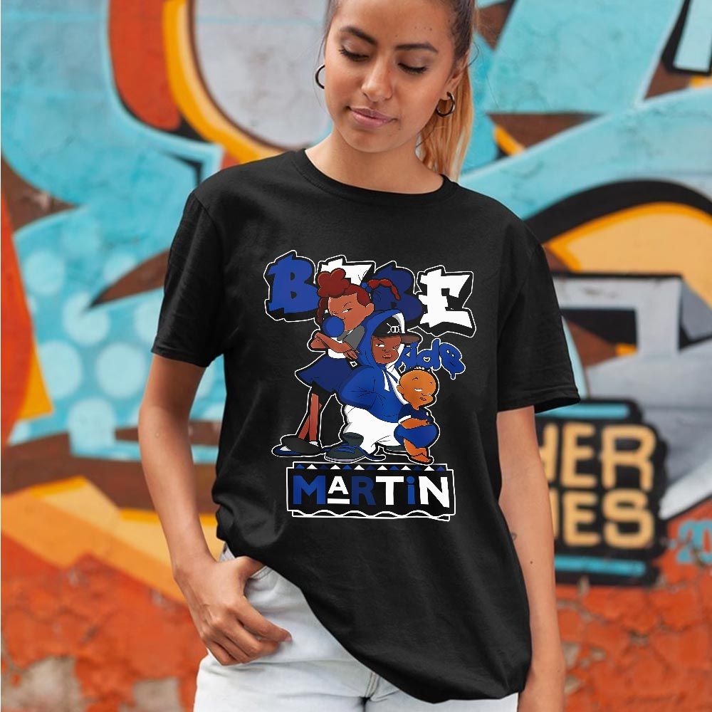 Martin Babes Kids 90s Sneaker Shirt Match Retro Hyper Royal 12s, Jordan 12 Hyper Royal MKO T-Shirt Martin Babes Kids 90s Sneaker Shirt Match Retro Hyper Royal 12s, Jordan 12 Hyper Royal MKO T-Shirt