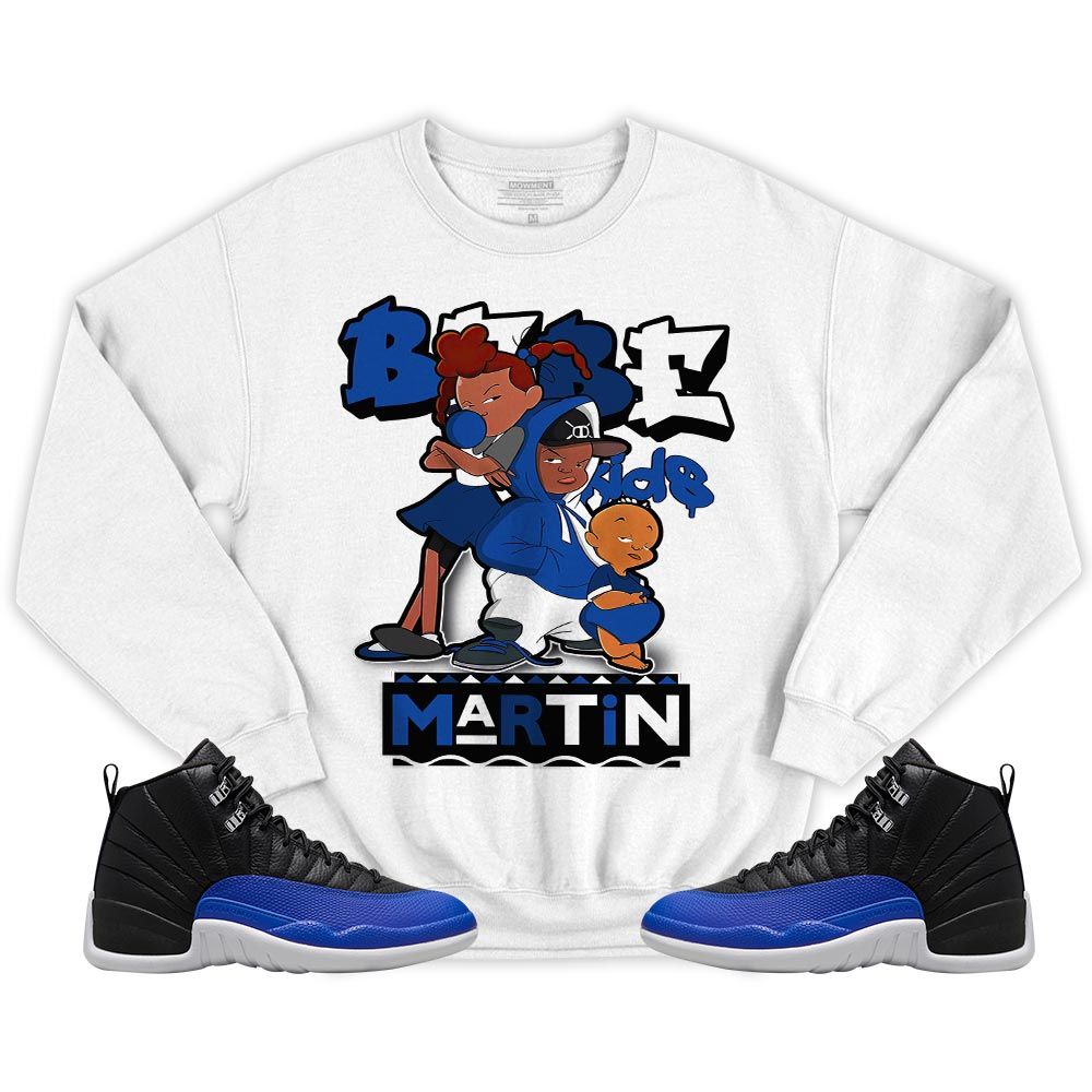 Martin Babes Kids 90s Sneaker Shirt Match Retro Hyper Royal 12s, Jordan 12 Hyper Royal MKO T-Shirt Martin Babes Kids 90s Sneaker Shirt Match Retro Hyper Royal 12s, Jordan 12 Hyper Royal MKO T-Shirt
