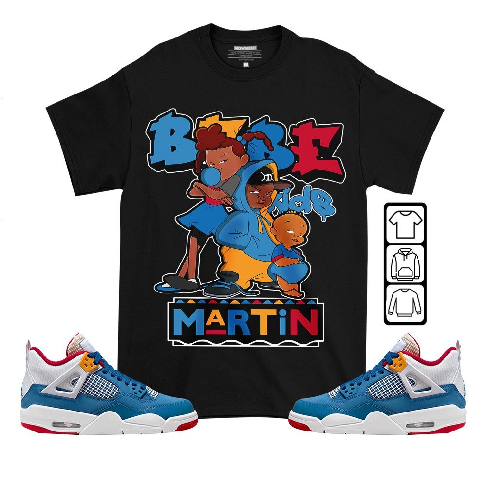 Martin Babes Kids 90s Sneaker Shirt Match Retro Messy Room 4s, Jordan 4 GS Messy Room MKO T-Shirt Martin Babes Kids 90s Sneaker Shirt Match Retro Messy Room 4s, Jordan 4 GS Messy Room MKO T-Shirt