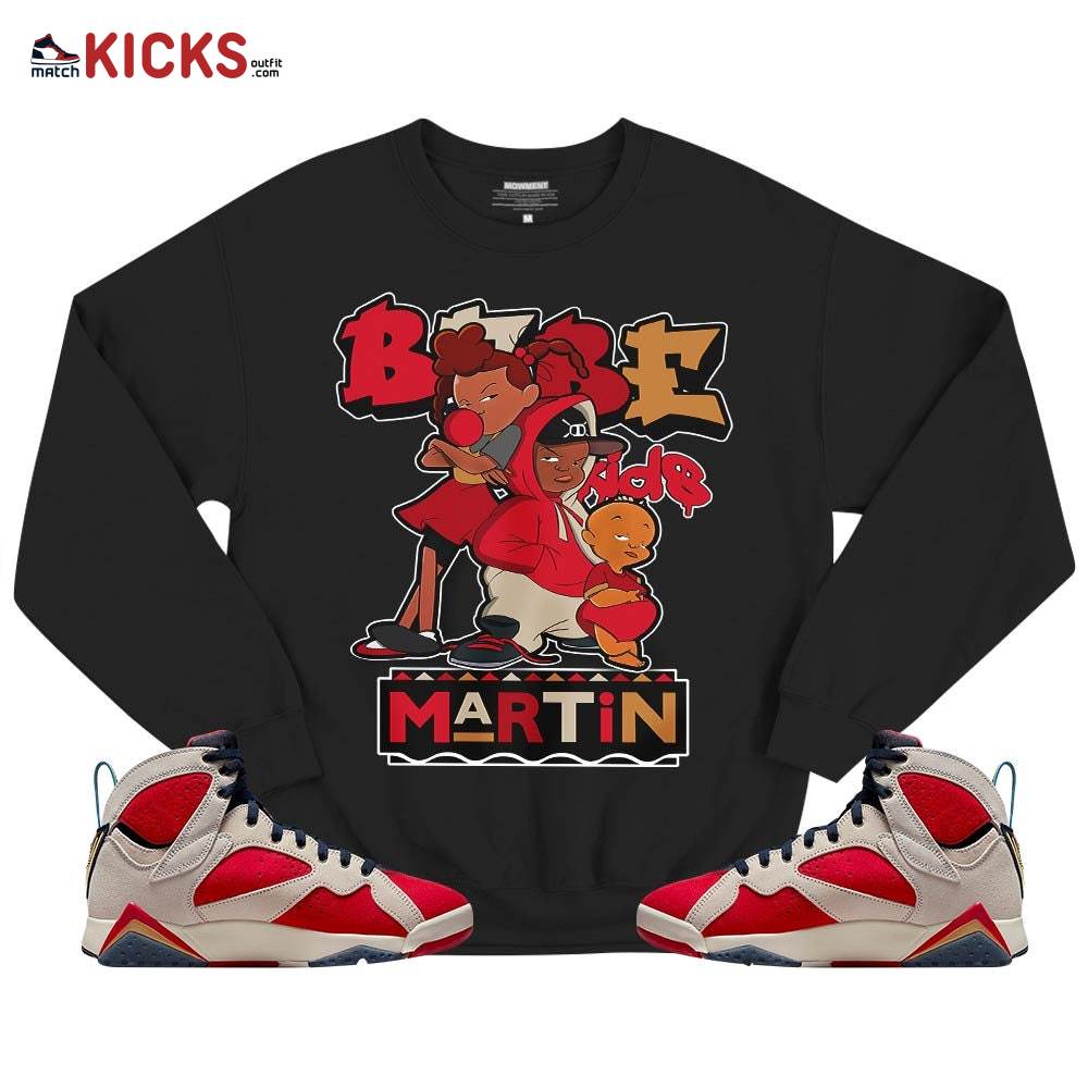 Martin Babe’s Kids 90s Sneaker Shirt Match Retro Trophy Room 7s, Jordan 7 Trophy Room MKO T-Shirt Martin Babe’s Kids 90s Sneaker Shirt Match Retro Trophy Room 7s, Jordan 7 Trophy Room MKO T-Shirt