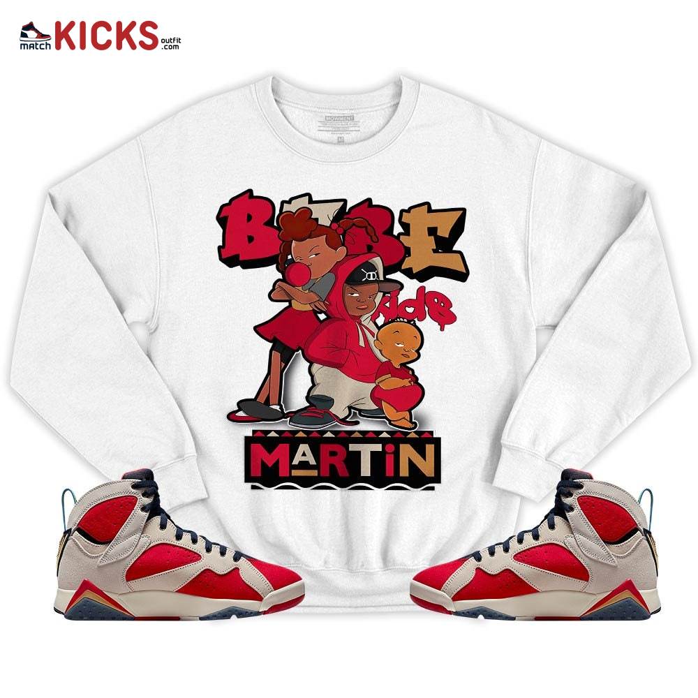 Martin Babe’s Kids 90s Sneaker Shirt Match Retro Trophy Room 7s, Jordan 7 Trophy Room MKO T-Shirt Martin Babe’s Kids 90s Sneaker Shirt Match Retro Trophy Room 7s, Jordan 7 Trophy Room MKO T-Shirt
