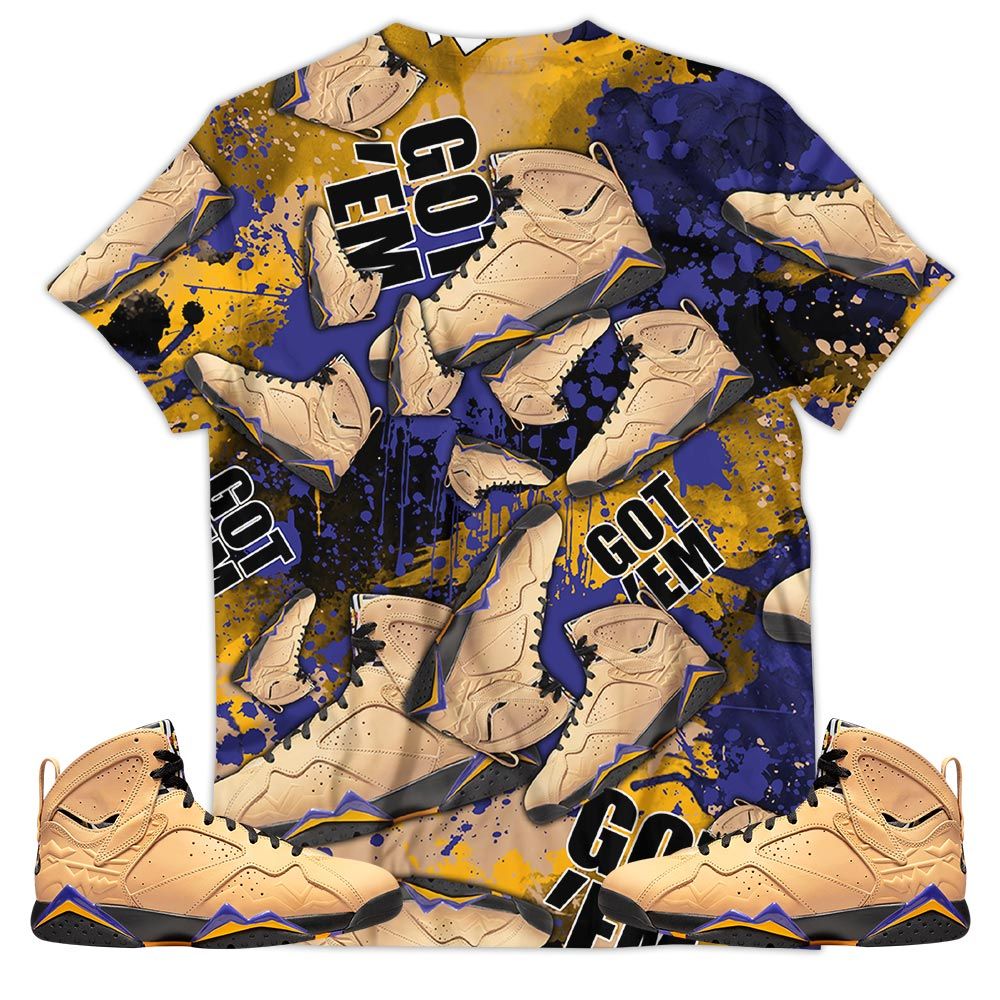 Martin Babes Kids 90S Sneaker Shirt Match Retro Vachetta Tan 7S, Jordan 7 Se Afrobeats Hoodie Sweatshirt Tee All Over Print MKO Shirt