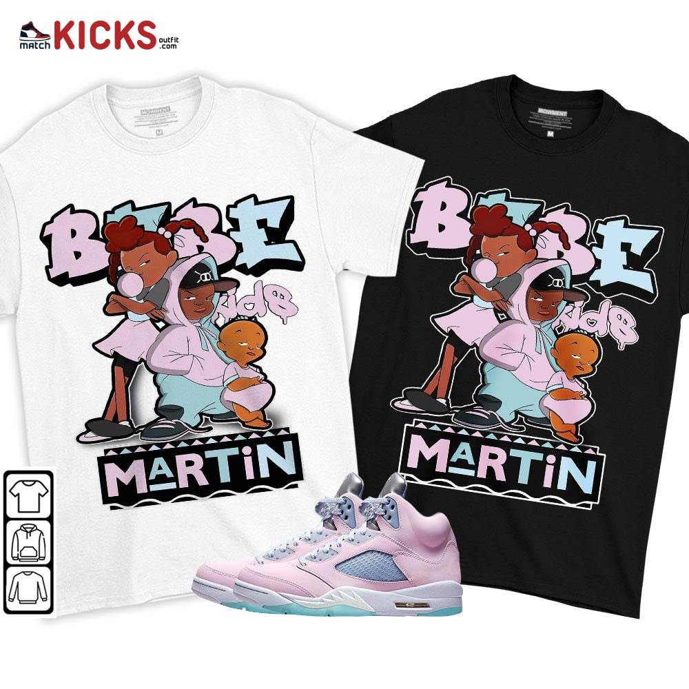 Martin Babe’s Kids 90s Sneaker Shirt Match SE Easter 5s, Jordan 5 Retro Easter MKO T-Shirt Martin Babe’s Kids 90s Sneaker Shirt Match SE Easter 5s, Jordan 5 Retro Easter MKO T-Shirt