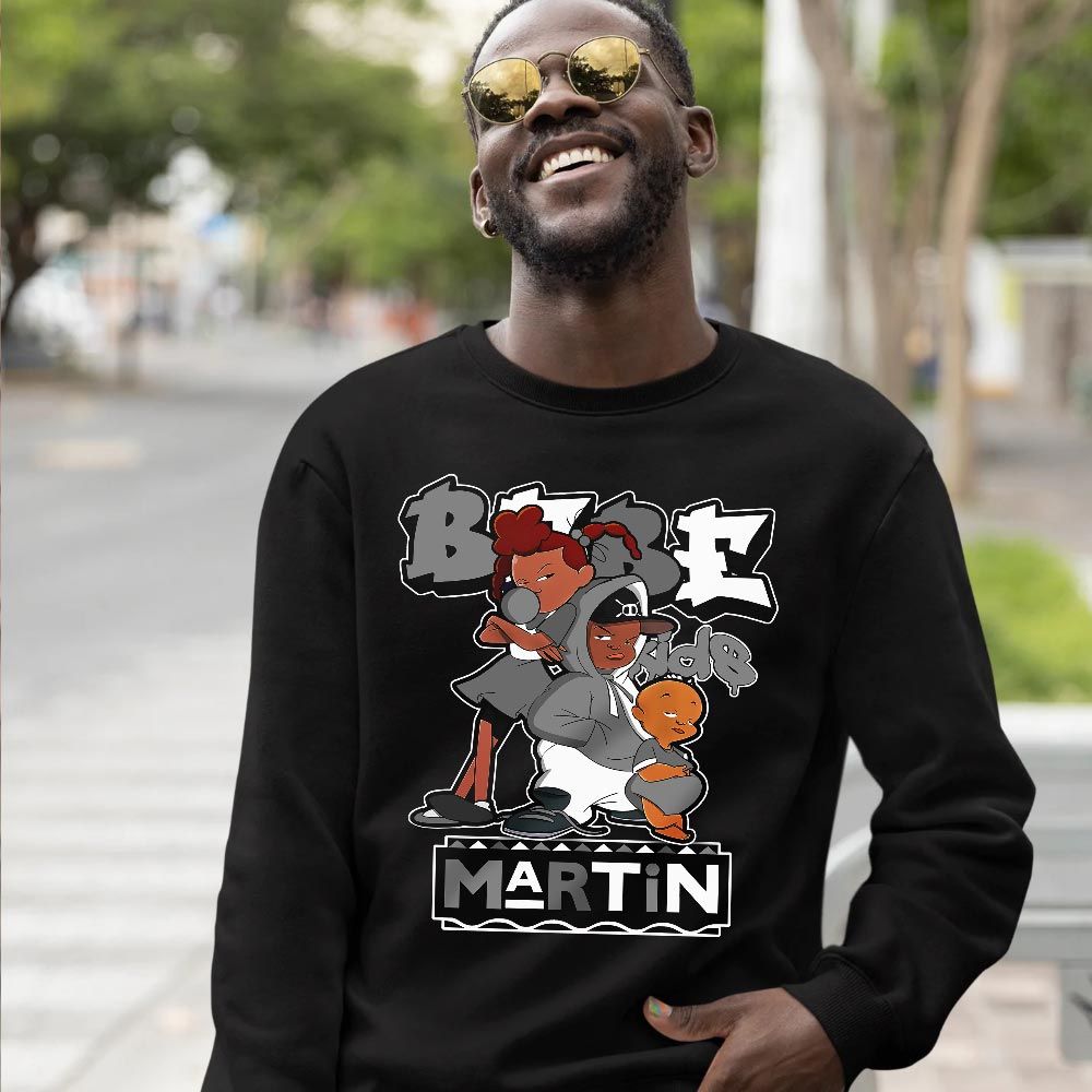 Martin Babes Kids 90s Sneaker Shirt Match Stealth 12s, Jordan 12 Retro Stealth MKO T-Shirt Martin Babes Kids 90s Sneaker Shirt Match Stealth 12s, Jordan 12 Retro Stealth MKO T-Shirt