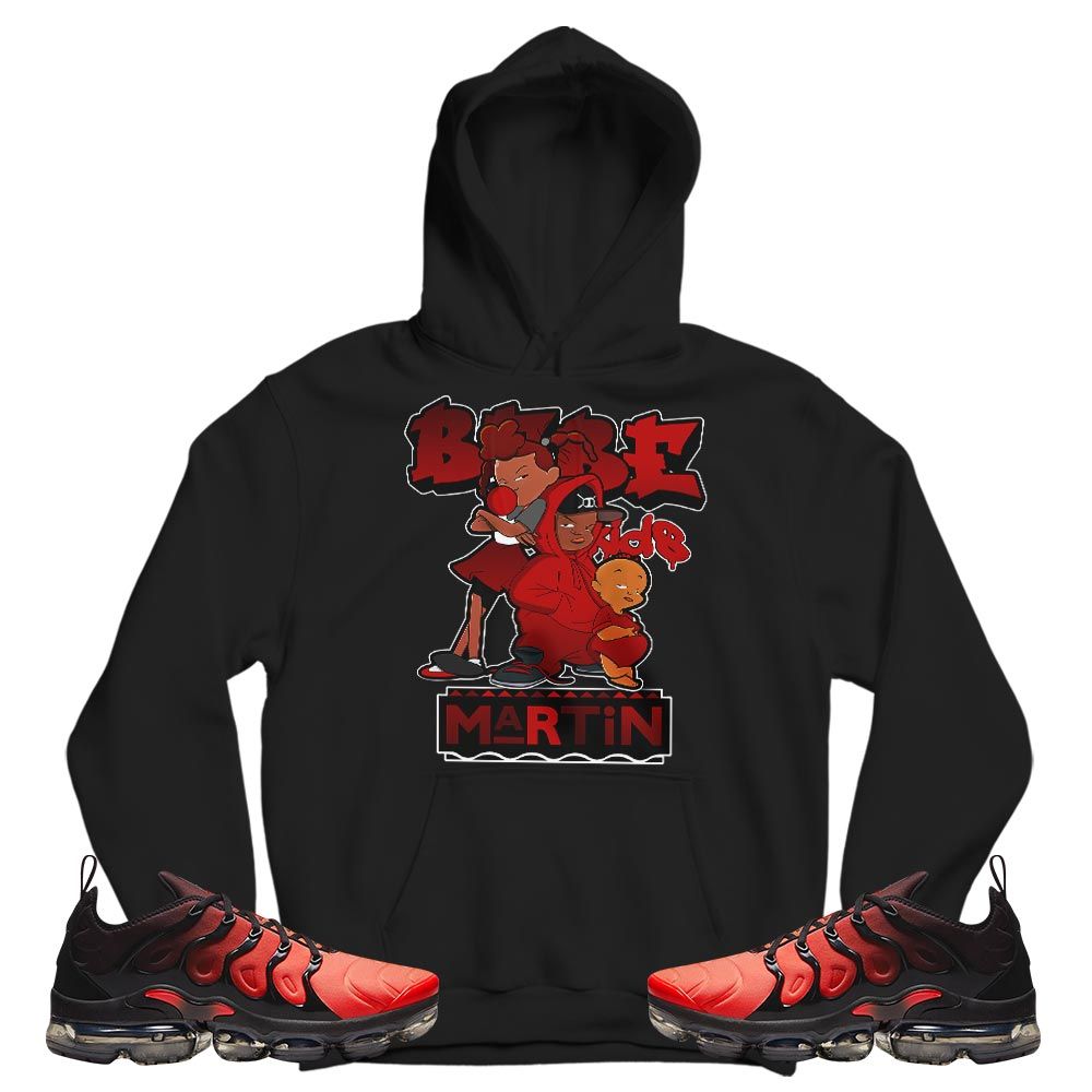 Martin Babes Kids 90s Sneaker Shirt Match Vapormax Plus Red Black, Air VaporMax Plus Darth Maul MKO T-Shirt