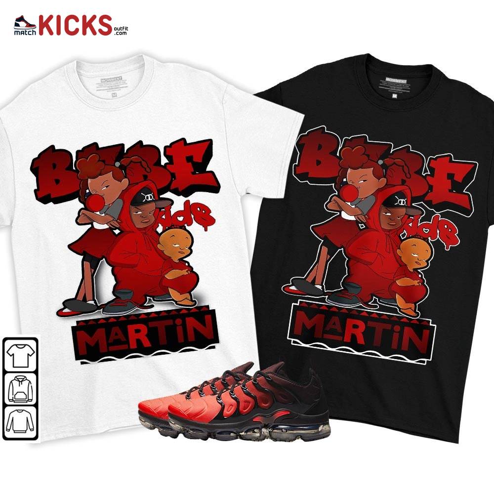Martin Babe’s Kids 90s Sneaker Shirt Match Vapormax Plus Red Black, Air VaporMax Plus Darth Maul MKO T-Shirt