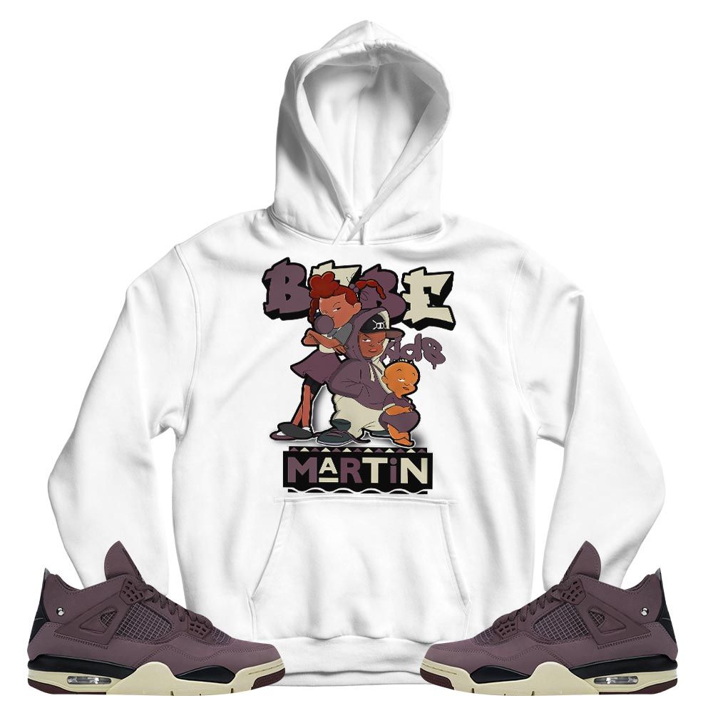 Martin Babes Kids 90s Sneaker Shirt Match Violet Ore 4s, Jordan 4 A Ma Maniere Violet Ore MKO T-Shirt Martin Babes Kids 90s Sneaker Shirt Match Violet Ore 4s, Jordan 4 A Ma Maniere Violet Ore MKO T-Shirt