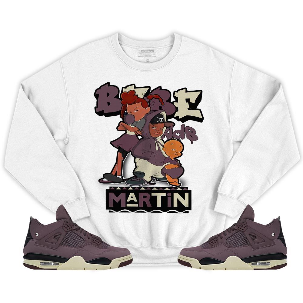 Martin Babes Kids 90s Sneaker Shirt Match Violet Ore 4s, Jordan 4 A Ma Maniere Violet Ore MKO T-Shirt Martin Babes Kids 90s Sneaker Shirt Match Violet Ore 4s, Jordan 4 A Ma Maniere Violet Ore MKO T-Shirt