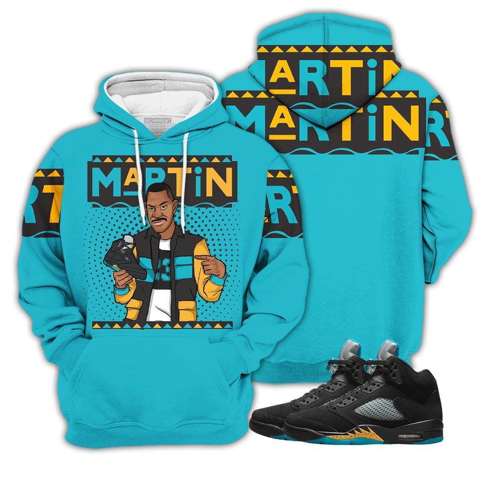 Martin Sneaker Shirt Match 2023 Retro Aqua 5S, Jordan 5 Aqua Hoodie Sweatshirt Tee All Over Print MKO Shirt Martin Sneaker Shirt Match 2023 Retro Aqua 5S, Jordan 5 Aqua Hoodie Sweatshirt Tee All Over Print MKO Shirt
