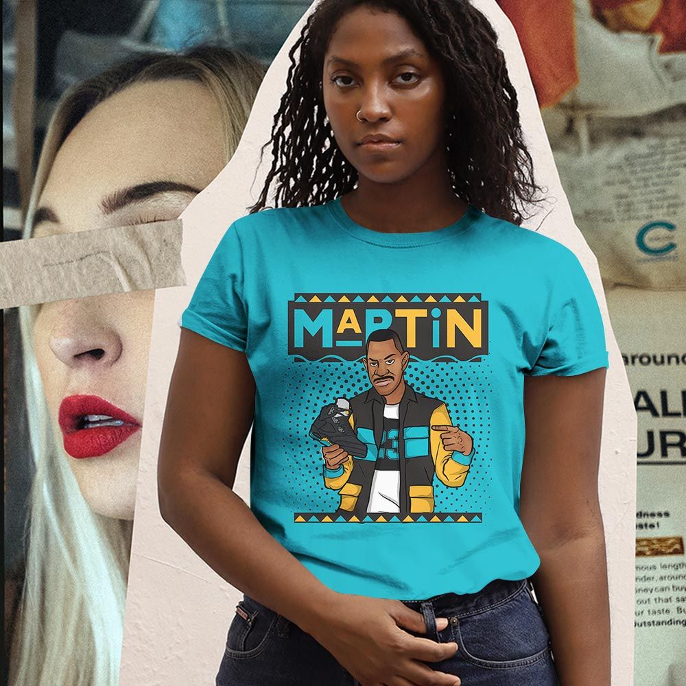 Martin Sneaker Shirt Match 2023 Retro Aqua 5S, Jordan 5 Aqua Hoodie Sweatshirt Tee All Over Print MKO Shirt Martin Sneaker Shirt Match 2023 Retro Aqua 5S, Jordan 5 Aqua Hoodie Sweatshirt Tee All Over Print MKO Shirt
