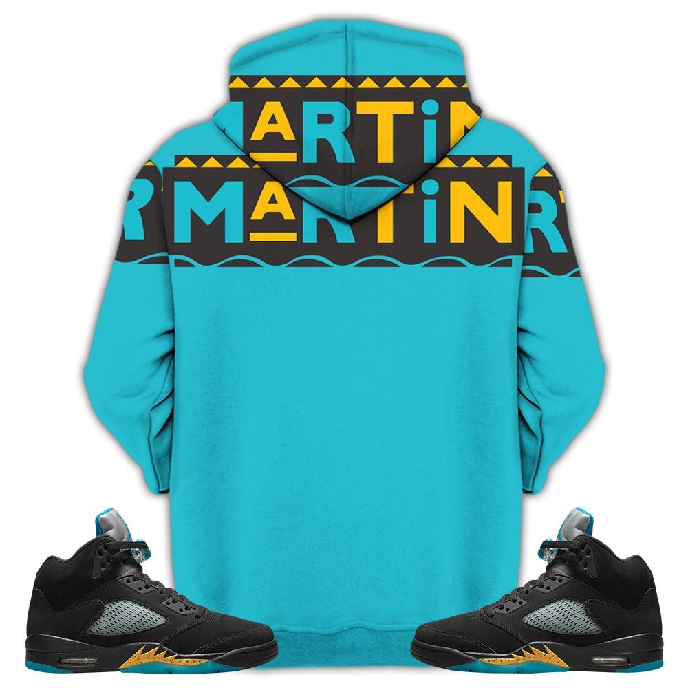Martin Sneaker Shirt Match 2023 Retro Aqua 5S, Jordan 5 Aqua Hoodie Sweatshirt Tee All Over Print MKO Shirt Martin Sneaker Shirt Match 2023 Retro Aqua 5S, Jordan 5 Aqua Hoodie Sweatshirt Tee All Over Print MKO Shirt