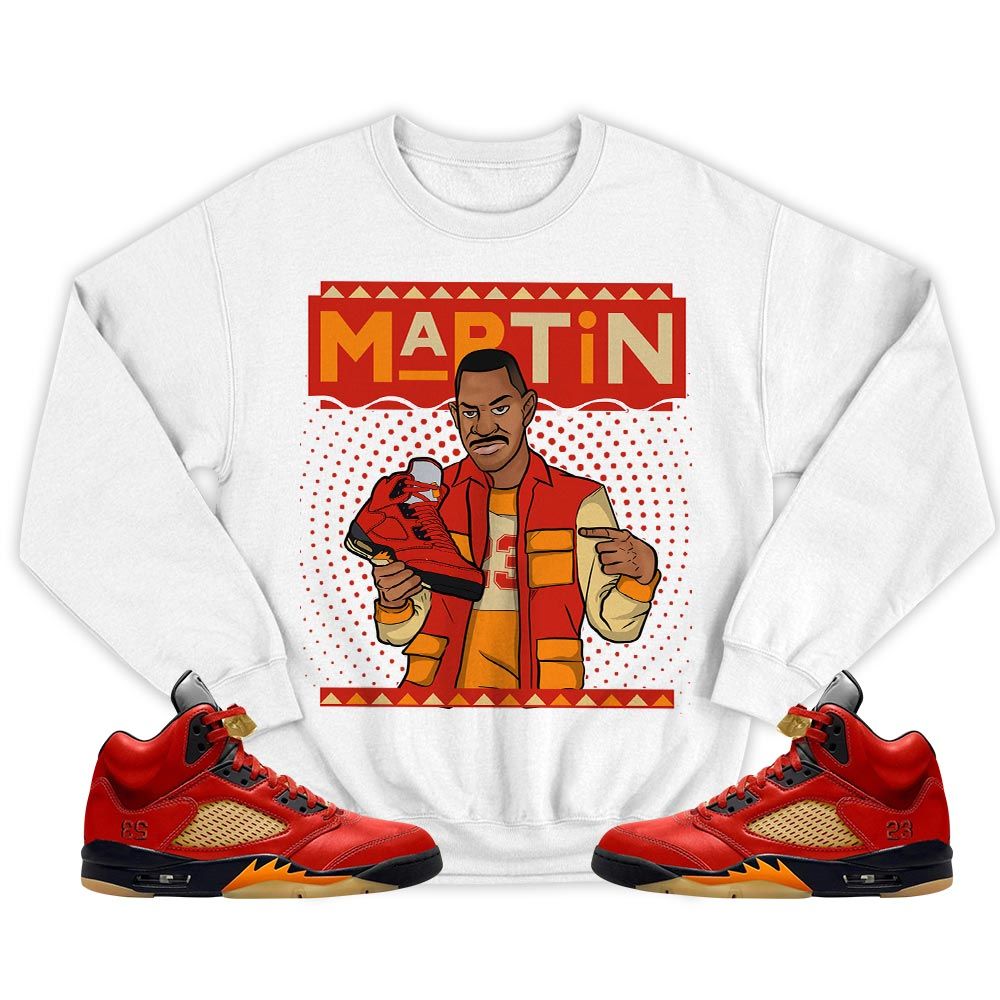 Martin Sneaker Shirt Match 5 Dunk On Mars, Jordan 5 Mars For Her MKO T-Shirt Martin Sneaker Shirt Match 5 Dunk On Mars, Jordan 5 Mars For Her MKO T-Shirt