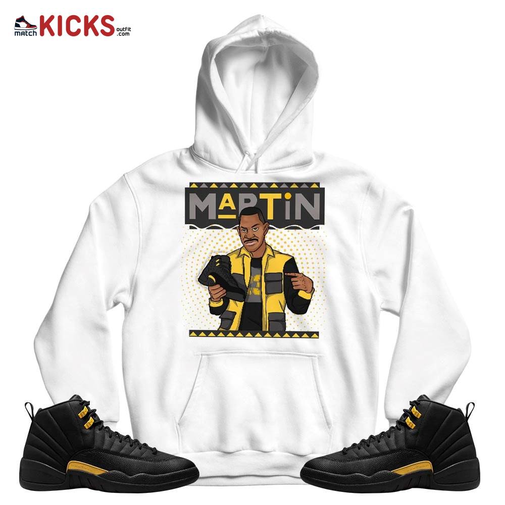 Martin Sneaker Shirt Match Black Taxi 12s, Jordan 12 Retro Black Taxi MKO T-Shirt Martin Sneaker Shirt Match Black Taxi 12s, Jordan 12 Retro Black Taxi MKO T-Shirt