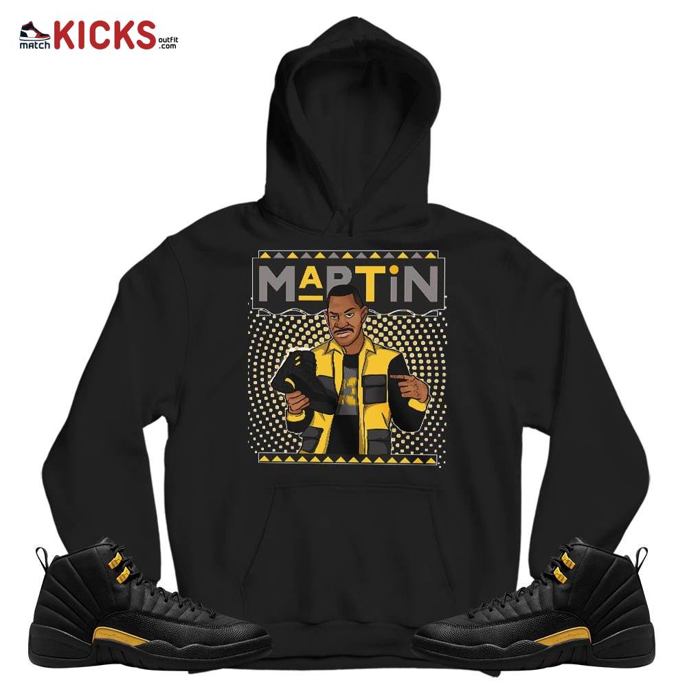 Martin Sneaker Shirt Match Black Taxi 12s, Jordan 12 Retro Black Taxi MKO T-Shirt Martin Sneaker Shirt Match Black Taxi 12s, Jordan 12 Retro Black Taxi MKO T-Shirt