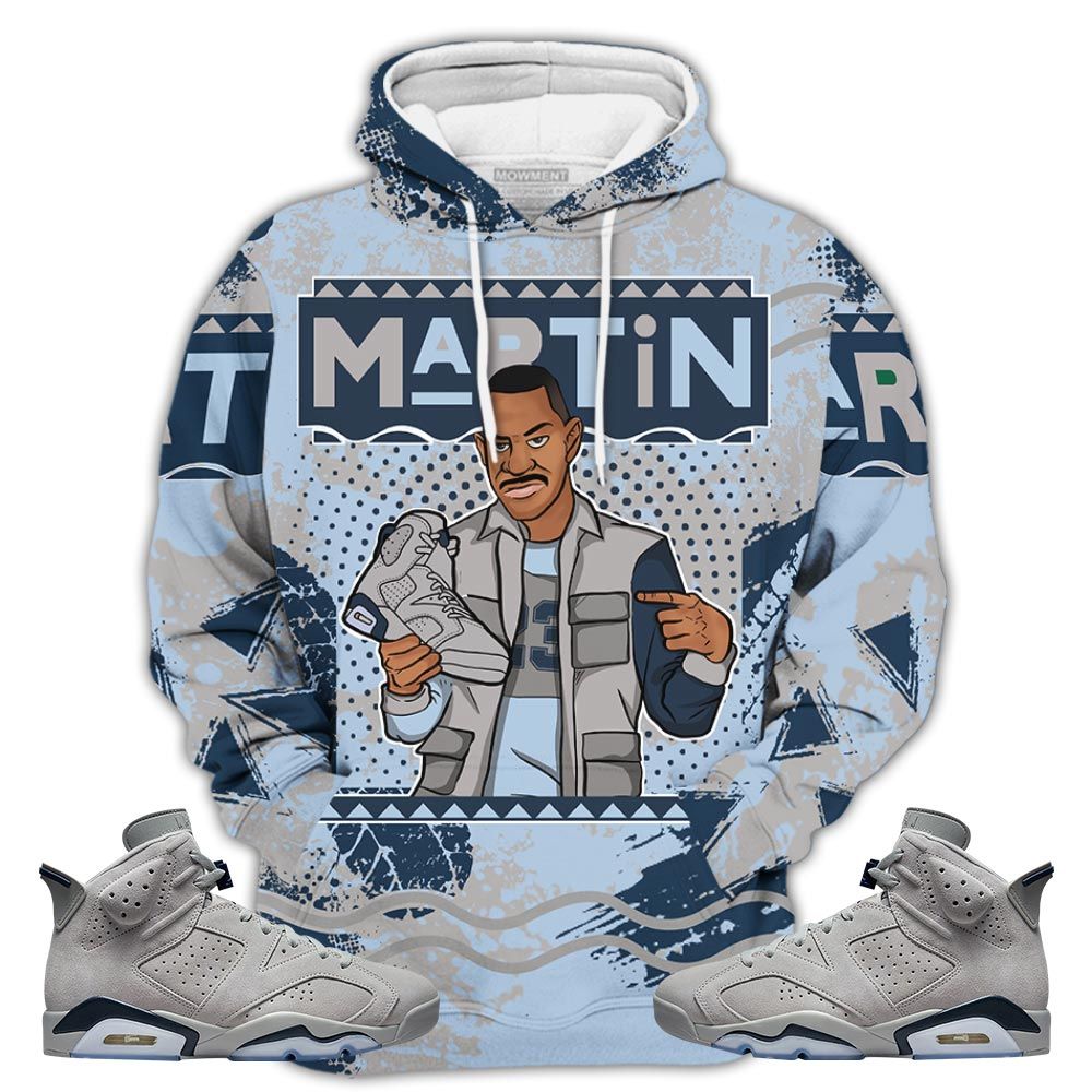 Martin Sneaker Shirt Match Georgetown 6S, Jordan 6 Retro Georgetown Hoodie Sweatshirt Tee All Over Print MKO Shirt Martin Sneaker Shirt Match Georgetown 6S, Jordan 6 Retro Georgetown Hoodie Sweatshirt Tee All Over Print MKO Shirt