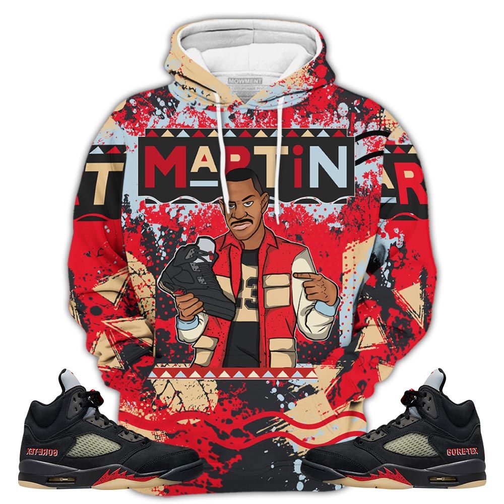 Martin Sneaker Shirt Match Gore-Tex 5S, Jordan 5 Gore-Tex Off Noir Hoodie Sweatshirt Tee All Over Print MKO Shirt Martin Sneaker Shirt Match Gore-Tex 5S, Jordan 5 Gore-Tex Off Noir Hoodie Sweatshirt Tee All Over Print MKO Shirt