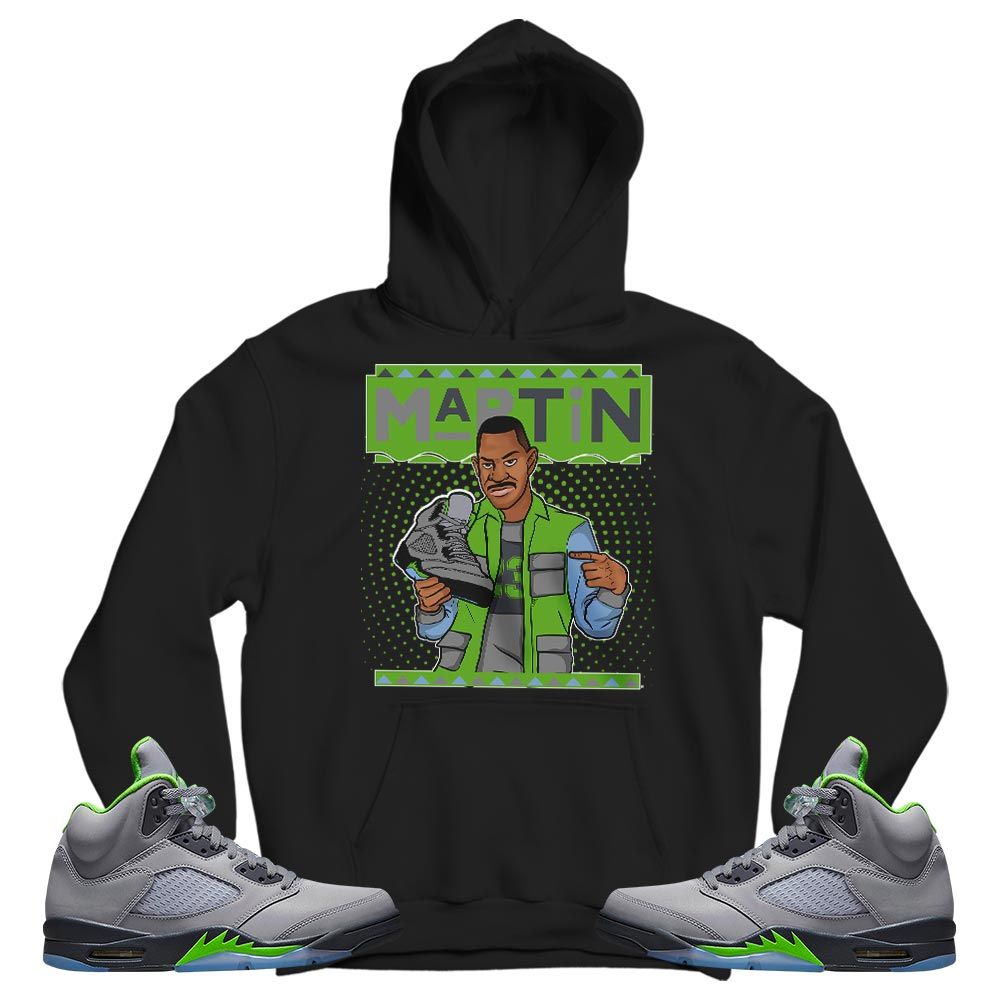 Martin Sneaker Shirt Match Green Bean 5s, Jordan 5 Retro Green Bean MKO T-Shirt