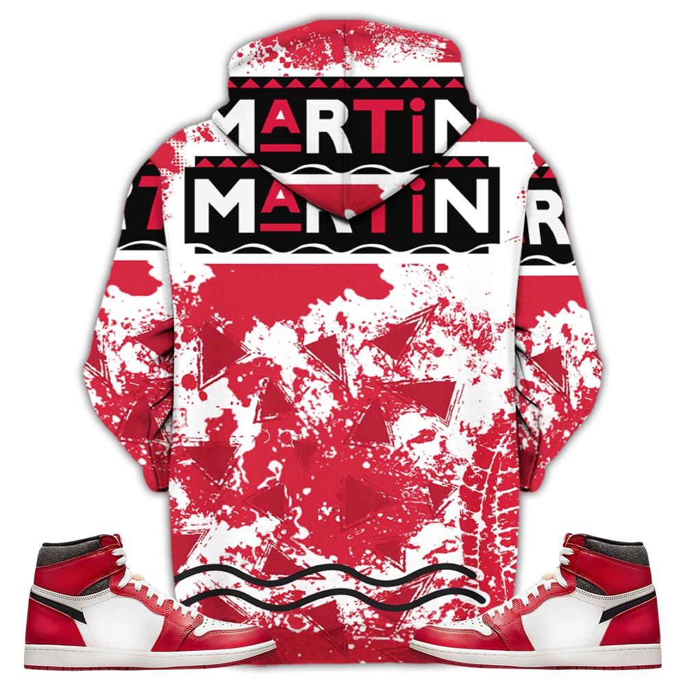 Martin Sneaker Shirt Match High Og Chicago 1S, Jordan 1 Lost Found Chicago Hoodie Sweatshirt Tee All Over Print MKO Shirt