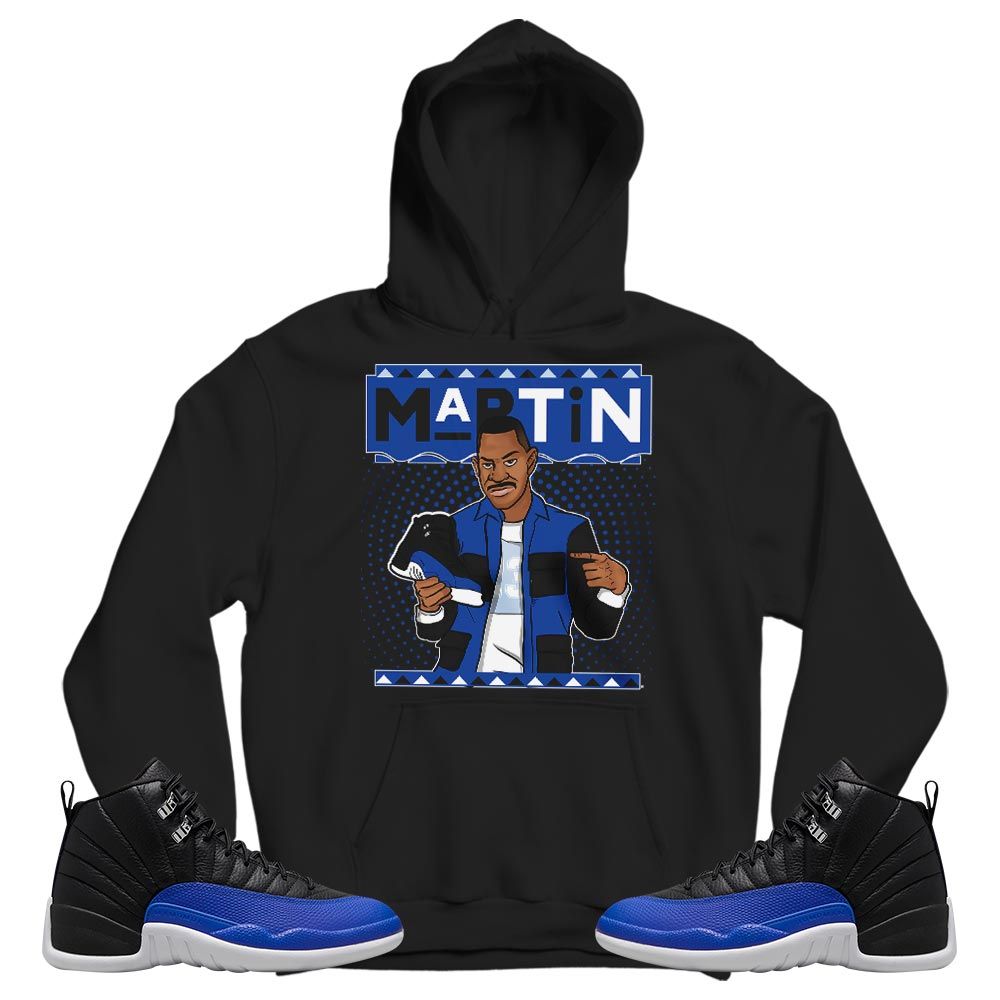 Martin Sneaker Shirt Match Hyper Royal 12s, Jordan 12 Hyper Royal MKO T-Shirt
