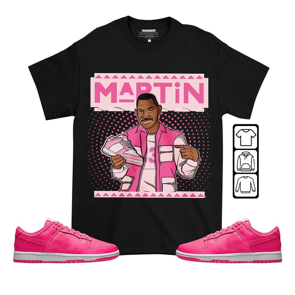 Martin Sneaker Shirt Match Low Triple Pink, Dunk Low Triple Pink MKO T-Shirt