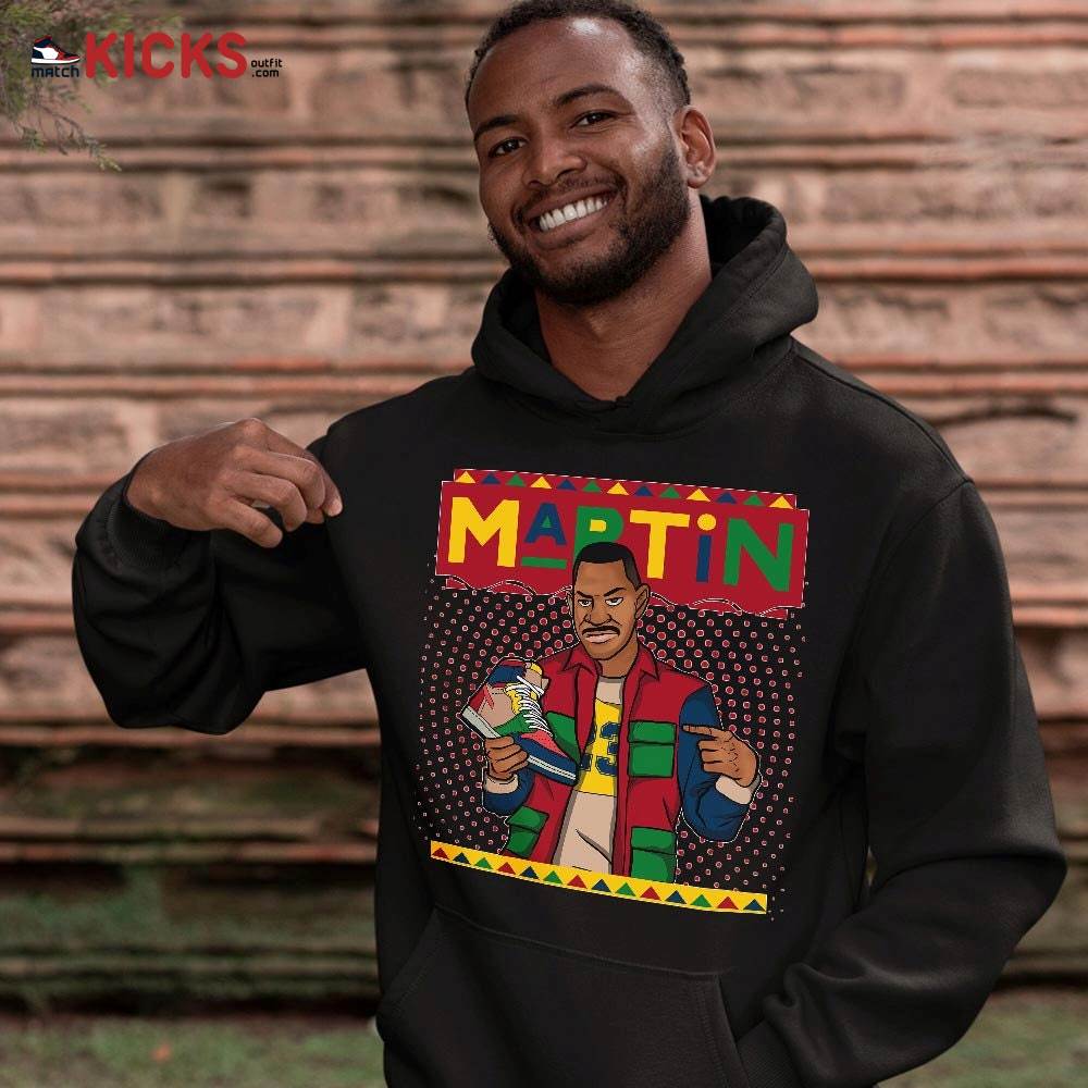 Martin Sneaker Shirt Match Multi Color 2022 1s, Jordan 1 Mid Multi Color 2022 MKO T-Shirt Martin Sneaker Shirt Match Multi Color 2022 1s, Jordan 1 Mid Multi Color 2022 MKO T-Shirt