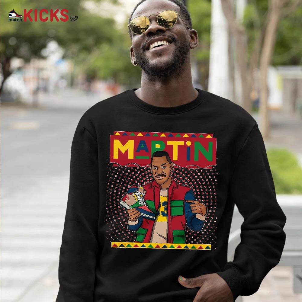 Martin Sneaker Shirt Match Multi Color 2022 1s, Jordan 1 Mid Multi Color 2022 MKO T-Shirt Martin Sneaker Shirt Match Multi Color 2022 1s, Jordan 1 Mid Multi Color 2022 MKO T-Shirt