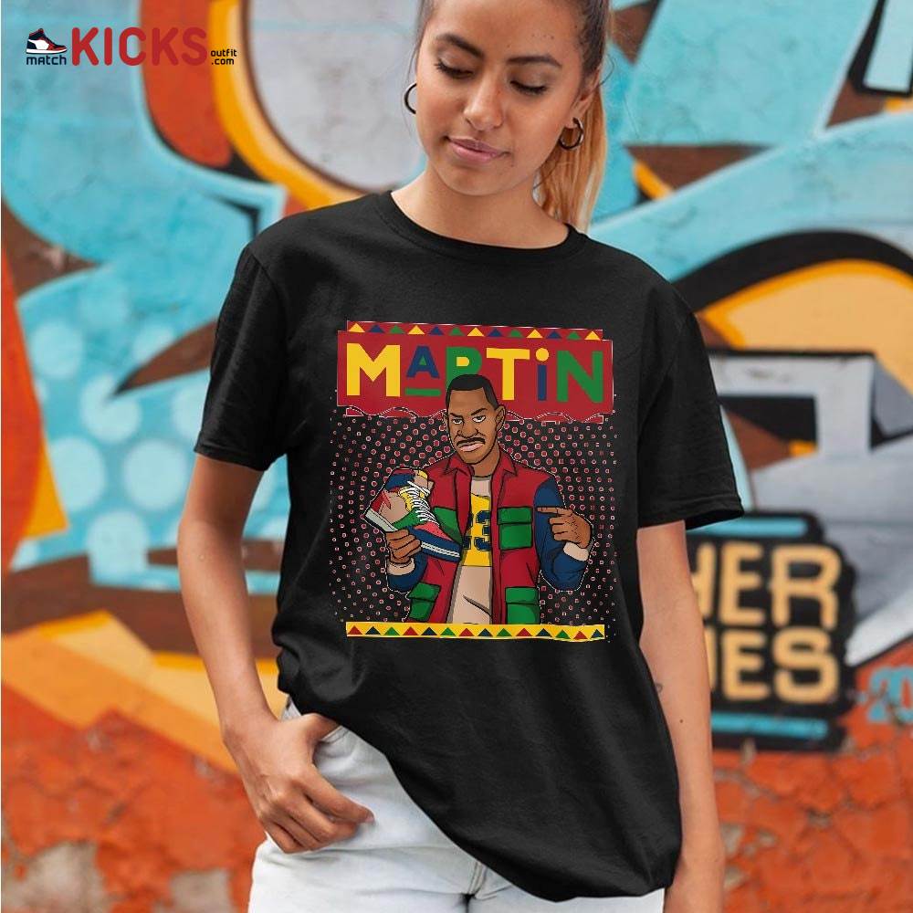 Martin Sneaker Shirt Match Multi Color 2022 1s, Jordan 1 Mid Multi Color 2022 MKO T-Shirt Martin Sneaker Shirt Match Multi Color 2022 1s, Jordan 1 Mid Multi Color 2022 MKO T-Shirt