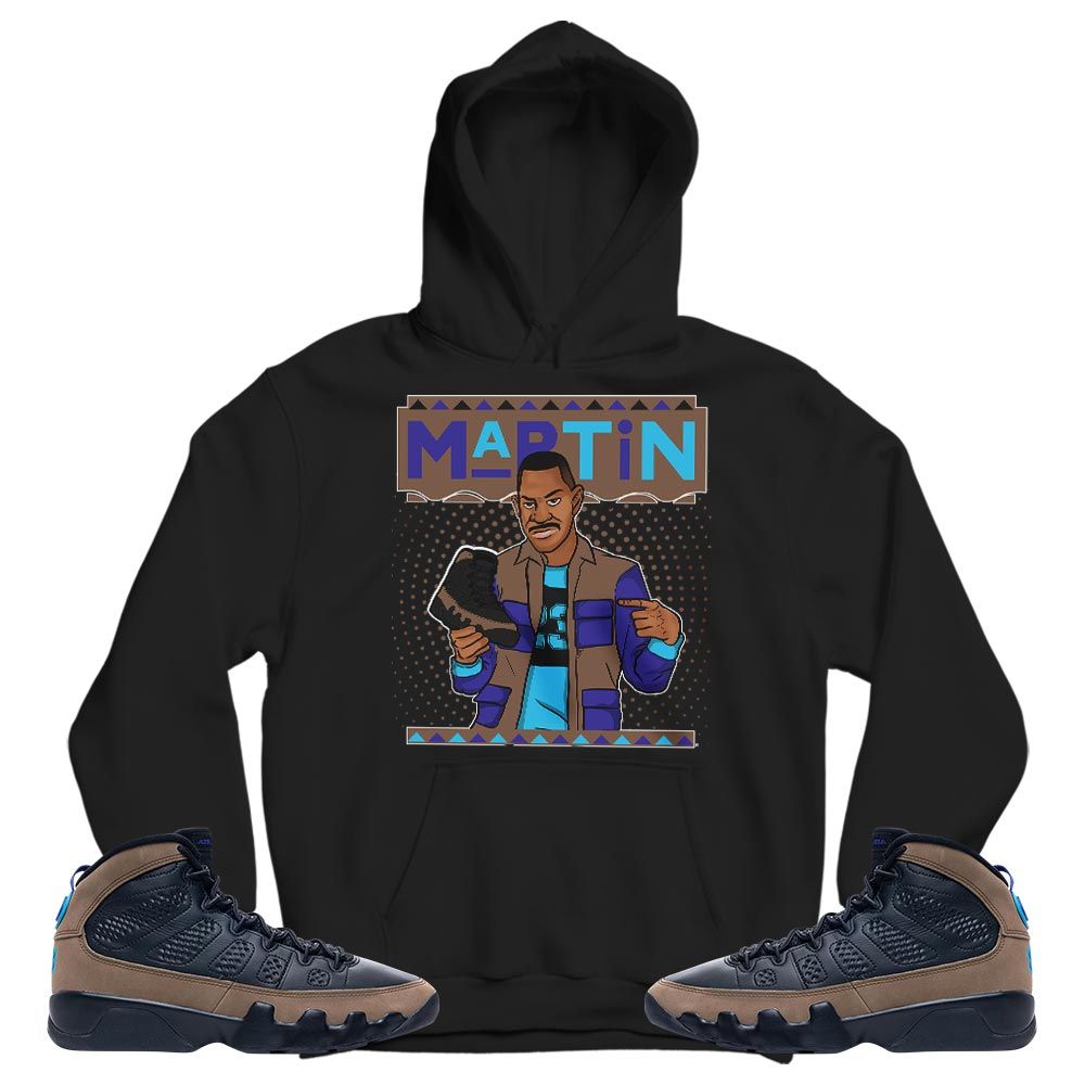Martin Sneaker Shirt Match Olive Concord 9s, Jordan 9 Olive Concord MKO T-Shirt