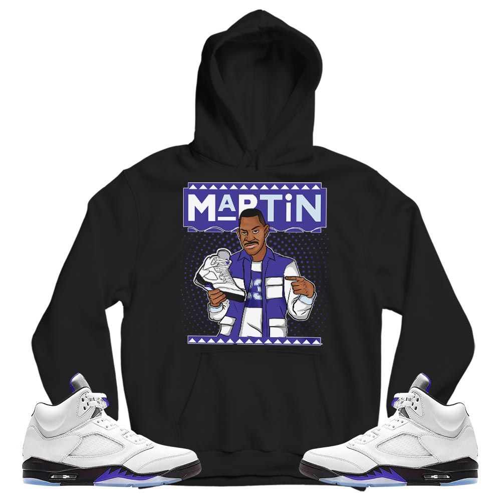 Martin Sneaker Shirt Match Retro Concord 5s, Jordan 5 Retro Concord MKO T-Shirt