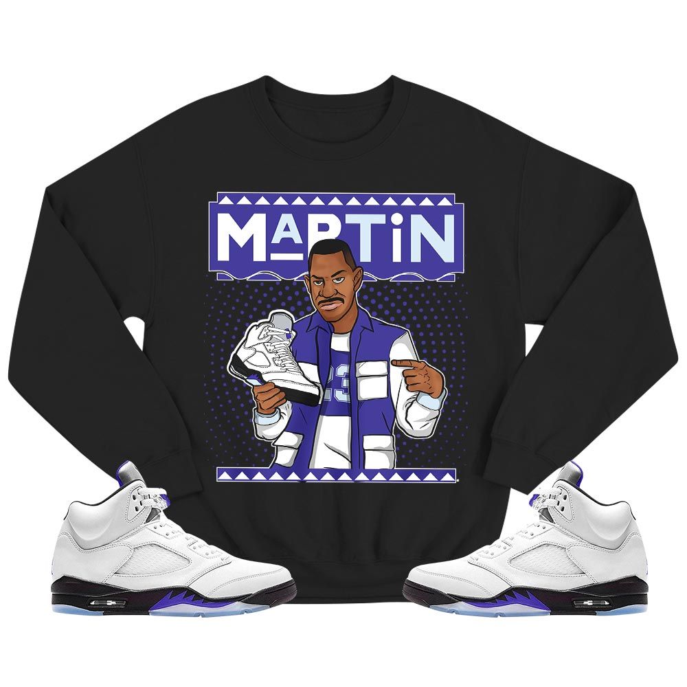 Martin Sneaker Shirt Match Retro Concord 5s, Jordan 5 Retro Concord MKO T-Shirt Martin Sneaker Shirt Match Retro Concord 5s, Jordan 5 Retro Concord MKO T-Shirt