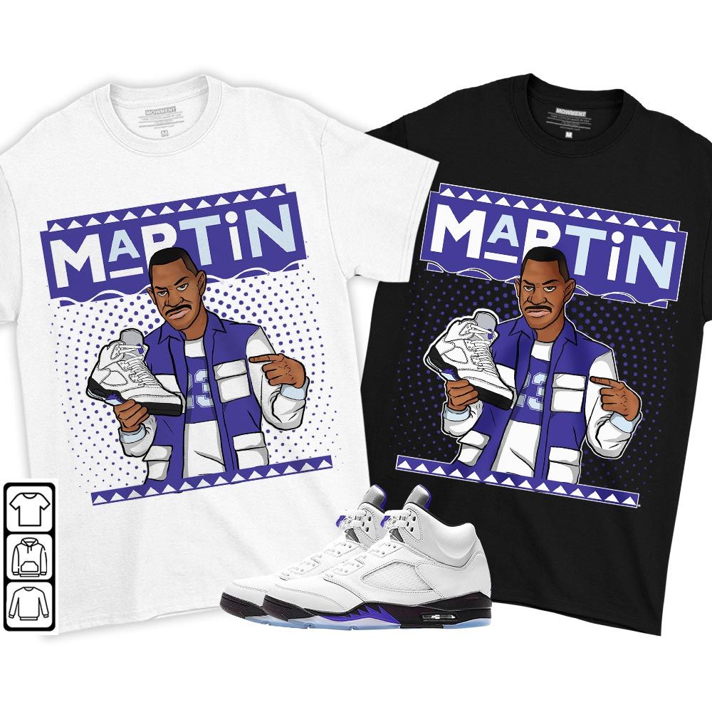 Martin Sneaker Shirt Match Retro Concord 5s, Jordan 5 Retro Concord MKO T-Shirt Martin Sneaker Shirt Match Retro Concord 5s, Jordan 5 Retro Concord MKO T-Shirt
