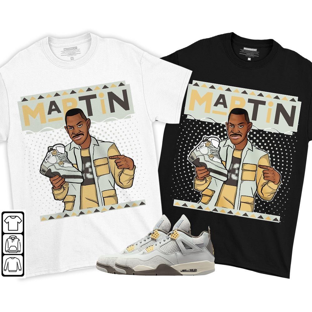 Martin Sneaker Shirt Match Retro Craft 4s, Jordan 4 Craft Photon Dust MKO T-Shirt Martin Sneaker Shirt Match Retro Craft 4s, Jordan 4 Craft Photon Dust MKO T-Shirt